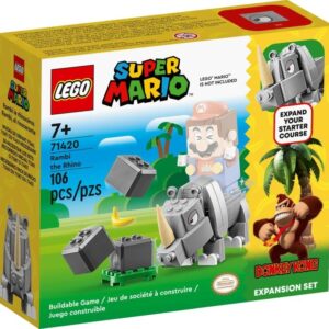 LEGO 71420 Super Mario Nosorożec Rambi — zestaw rozszerzający