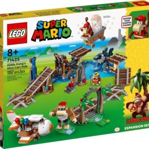 LEGO 71425 Super Mario Przejażdżka wagonikiem Diddy Konga — zestaw rozszerzający