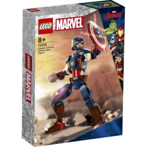 LEGO 76258 Super Heroes Figurka Kapitana Ameryki do zbudowania