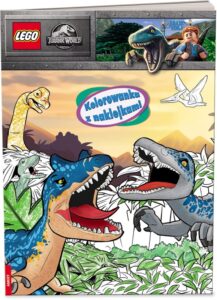 LEGO NA6204 LEGO JURASSIC WORLD. KOLOROWANKA Z NAK