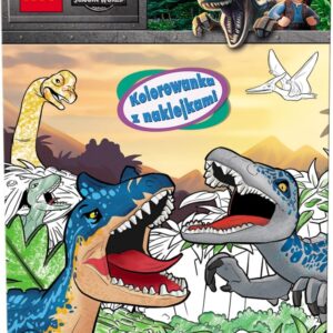 LEGO NA6204 LEGO JURASSIC WORLD. KOLOROWANKA Z NAK