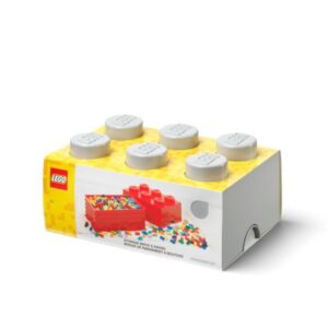LEGO Classic 40000805 Pojemnik klocek LEGO Brick 6 - Szary