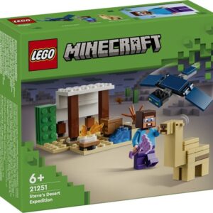 LEGO 21251 Minecraft Pustynna wyprawa Steve`a