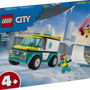 LEGO 60403 City Karetka i snowboardzista