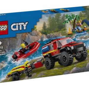LEGO 60412 City Terenowy wóz strażacki z łodzią
