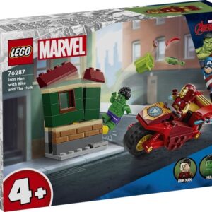 LEGO 76287 Super Heroes Iron Man z motocyklem i Hulk