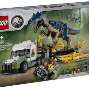 LEGO 76966 Jurassic World Dinomisje: ciężarówka do transportu allozaura
