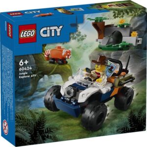 LEGO 60424 City Quad badacza dżungli z pandą czerwoną