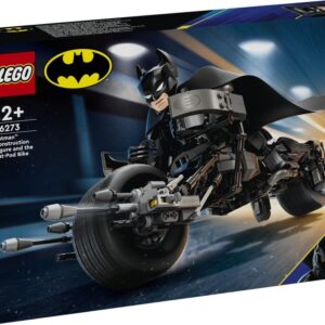 LEGO 76273 Super Heroes Figurka Batmana™ do zbudowania i batcykl