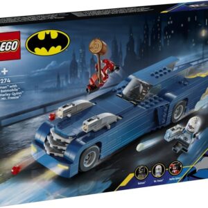LEGO 76274 Super Heroes Batman™ z batmobilem kontra Harley Quinn™ i Mr. Freeze™