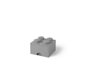 LEGO 40051740 Pojemnik na klocki z szufladą 2x2 szary