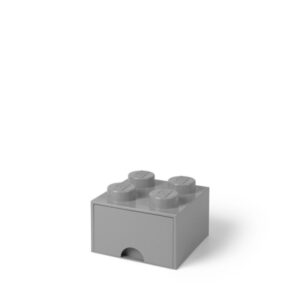 LEGO 40051740 Pojemnik na klocki z szufladą 2x2 szary