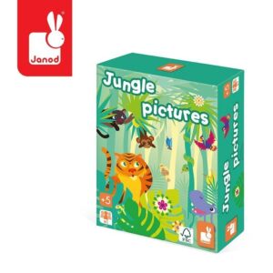 Janod, Gra pamięciowa obrazki z dżungli