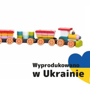 Cubika, Drewniany pociąg z trzema wagonami