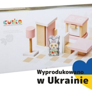 Cubika, Zestaw drewniany - mebelki 3