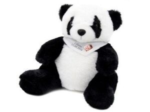 Panda maskotka pluszowa z białą chustką NADRUK walentynki urodziny roczek