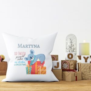 Poduszka - prezent na Święta / Miś koala / 37 cm x 37 cm