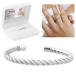 Pierścionek uniwersalny splot sznurek srebro 925 Dedykacja