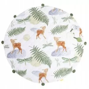 Mata edukacyjna Doee motyw leśny Pompony dywanik