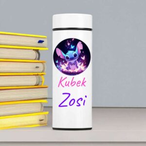 Kubek termiczny z wyświetlaczem LED i personalizowanym nadrukiem UV – Lilo i Stitch
