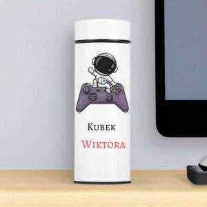 Kubek termiczny z wyświetlaczem LED i personalizowanym nadrukiem UV – idealny prezent dla gracza/The Best Gamer