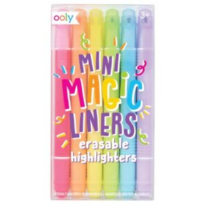Ooly, Flamastry zakreślacze wymazywalne Mini Magic Liners