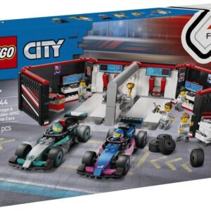 LEGO 60444 City F1 Garaż i bolidy Mercedes-AMG i Alpine