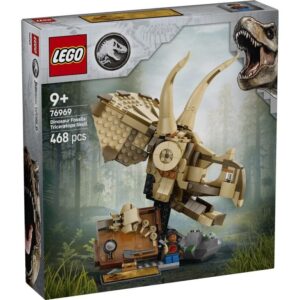 LEGO 76969 Jurassic World Szkielety dinozaurów: czaszka triceratopsa