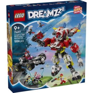 LEGO 71497 Dreamzzz Tygrysi mech Coopera i hot rod Zero