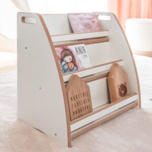Biblioteczka Montessori / Regał półka organizer na książki dla dzieci S GUGI do pokoju dziecięcego