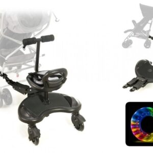 Dostawka Do Wózka z Siedzonkiem Mr. Buggy - koła LED