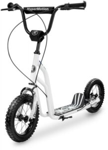 Hulajnoga Hypermotion VIVA 12 (pompowane koła 30cm) - Biała