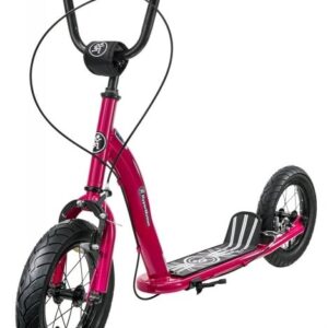 Hulajnoga Hypermotion RUBY 12 CHERRY (pompowane koła 30cm) - fuksja/magenta