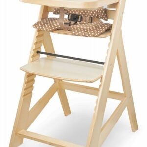 Krzesełko do karmienia drewniane Moby -System WOODY - kolor naturalne drewno olchowe