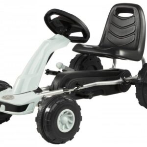 Gokart na pedały CHESTER - jeździk dla dzieci 3-6 lat - szary