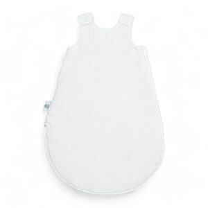 Muślinowy śpiworek do spania | 0-6 mc | 1.5 TOG | biały