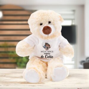 Miś pluszowy na Walentynki / Moje serce należy do Ciebie / Personalizacja / Ze zdjęciem
