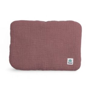 Poduszka dla noworodka muślinowa | 20x30 cm | brudny liliowy