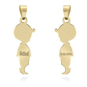 Złoty Wisiorek Chłopiec p. 333 Grawer