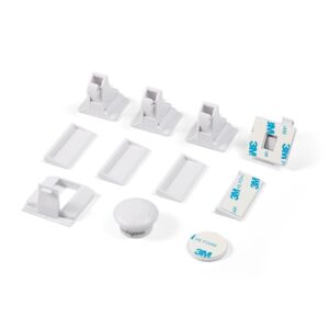 1577 Zabezpieczenia do mebli. Magnetyczna blokada szafek i szuflad 4 szt.