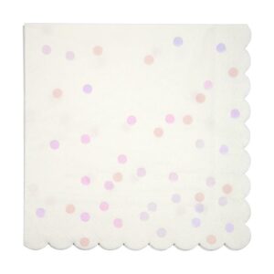 Serwetki Meri Meri -kropki opalizujące (16szt)