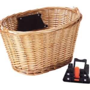 Koszyk na kierownicę wiklinowy RW002 / KLIP / 390X280X220 mm - Oficjalny Sklep Romet