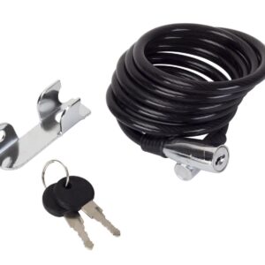 Zamknięcie spiralne 87302 8x150cm KLUCZ et logo ROMET czarne - Oficjalny Sklep Romet