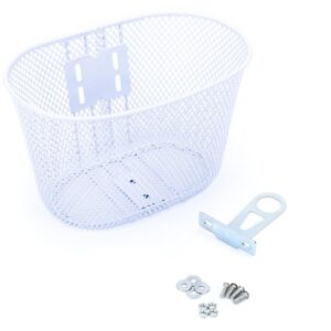 Koszyk rower.przedni HB-047-1 dziecięcy biały stal. - Oficjalny Sklep Romet