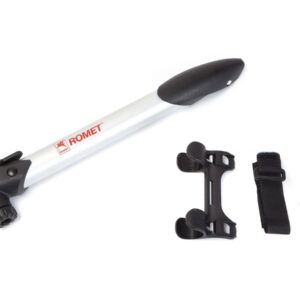 Pompka mod. RGP09 DV AV FV aluminiowa z uchwytem pod bidon et logo ROMET - Oficjalny Sklep Romet