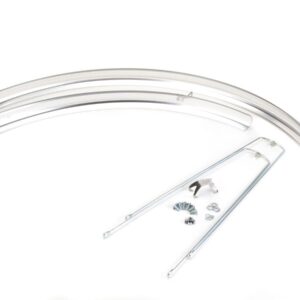 Błotnik 28 TR 45 srebrny plast. L-680/1185 + wsporniki - Oficjalny Sklep Romet