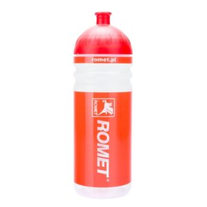 Bidon 0,7 l. przeźroczysto- czerwony, zakrętka czerwona logo ROMET - Oficjalny Sklep Romet