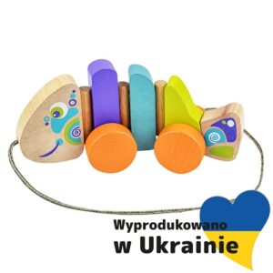 Cubika, Drewniane zabawka do ciągnięcia rybka
