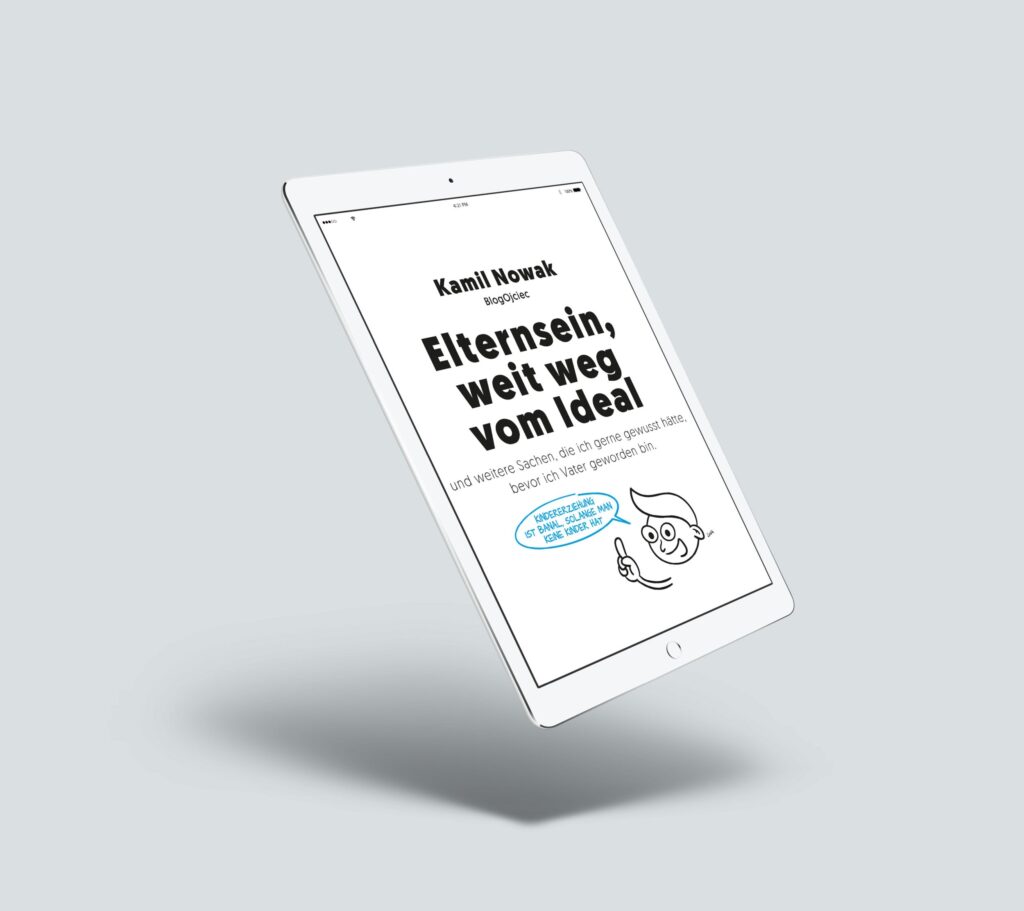 Ebook "Idealny rodzic nie istnieje" w języku niemieckim, czyli „Elternsein, weit weg vom Ideal” (PDF)