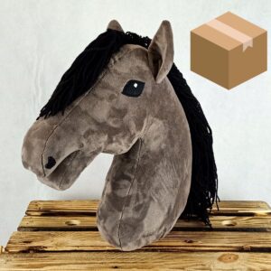 Hobby Horse Cappucino Myszaty - Duży - Zestaw (Koń na patyku)